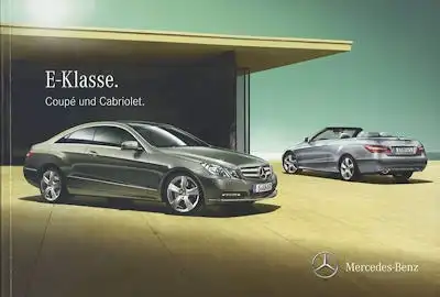 Mercedes-Benz E-Klasse Coupé + Cabriolet Prospekt 4.2012