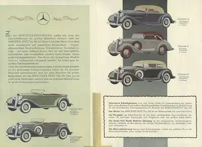 Mercedes-Benz Typ 200 Prospekt 5.1936