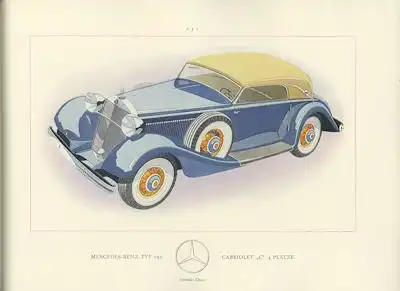 Mercedes-Benz Typ 290 Prospekt 1.1935