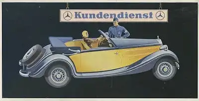 Mercedes-Benz Kundendienst Prospekt 1938