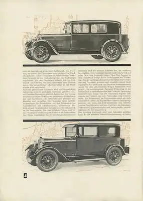 Mercedes-Benz 8/38 PS Prospekt 6.1927