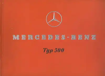 Mercedes-Benz Typ 500 Prospekt 1.1938