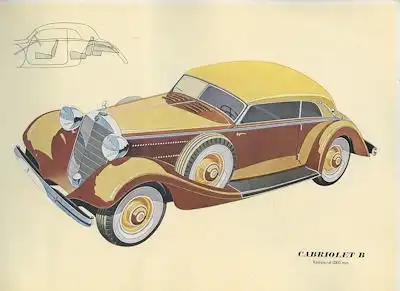 Mercedes-Benz Typ 320 Prospekt 4.1937