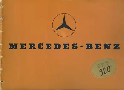 Mercedes-Benz Typ 320 Prospekt 4.1937