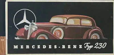 Mercedes-Benz 230 Prospekt 7.1938