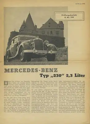 Mercedes-Benz Typ 230 Test 7.1938