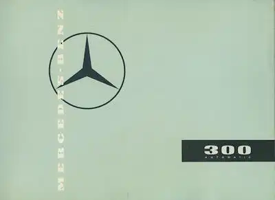 Mercedes-Benz 300 Automatic Prospekt 1959 f