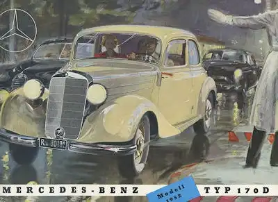 Mercedes-Benz 170 D Prospekt 1952