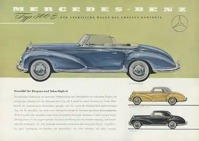 Mercedes-Benz 300 S Prospekt 2.1955