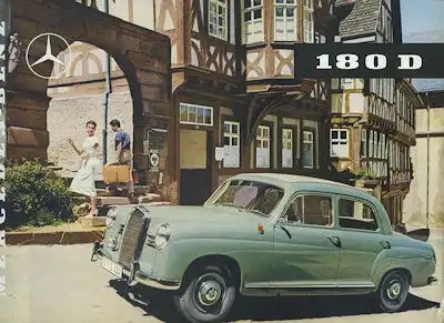 Mercedes-Benz 180 D Prospekt 1.1959 e
