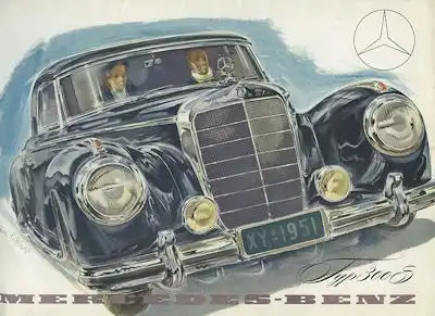 Mercedes-Benz 300 Prospekt 9.1951