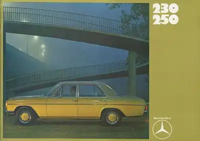 Mercedes-Benz 230 250 Prospekt 12.1970