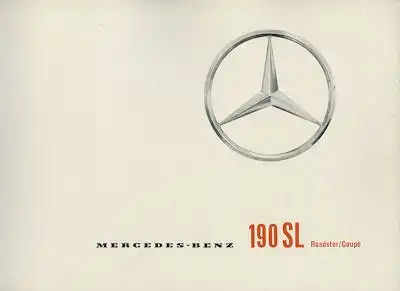 Mercedes-Benz 190 SL Prospekt 1962 e