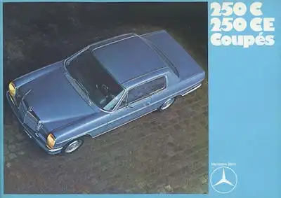 Mercedes-Benz 250 250 CE Coupés Prospekt 6.1970