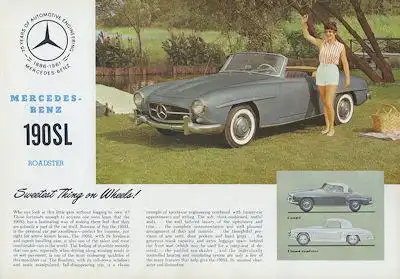 Mercedes-Benz 190 SL Prospekt 1961 e