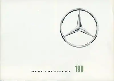 Mercedes-Benz 190 Prospekt 7.1961