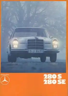 Mercedes-Benz 280 S SE Prospekt 8.1969