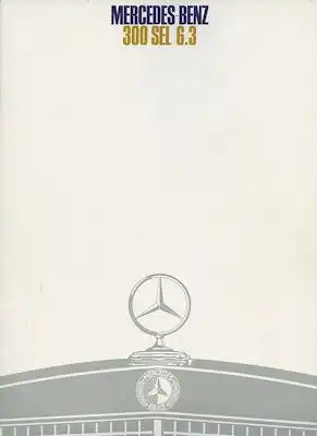 Mercedes-Benz 300 SEL 6.3 Prospekt 10.1968 e