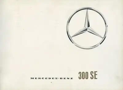 Mercedes-Benz 300 SE Prospekt 8.1964 e