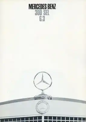 Mercedes-Benz 300 SEL 6.3 Prospekt ca. 1968