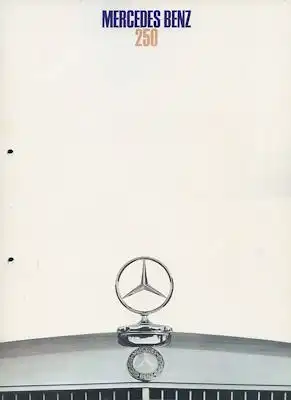 Mercedes-Benz 250 Prospekt 7.1968
