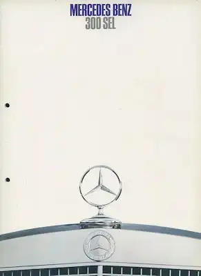 Mercedes-Benz 300 SEL Prospekt 7.1968