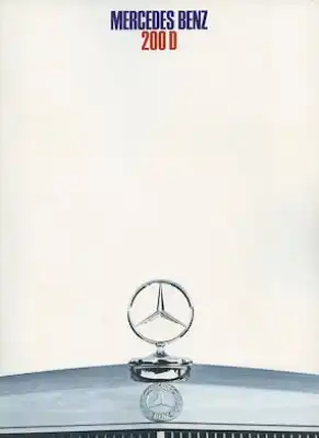 Mercedes-Benz 200 D Prospekt 12.1967