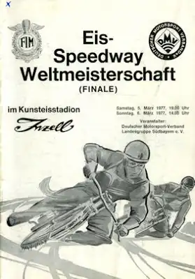 Programm Inzell Eisspeedway 5.3.1977