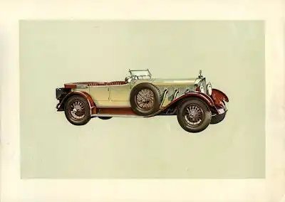 Mercedes-Benz Modell K Prospekt ca. 1926