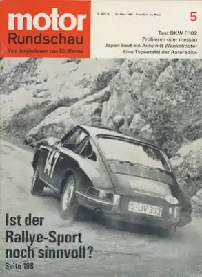 Motor Rundschau 1965 Heft 5