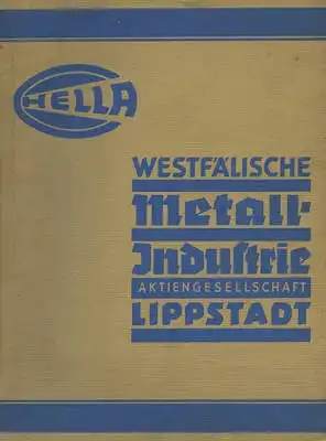 Hella Katalog 1937