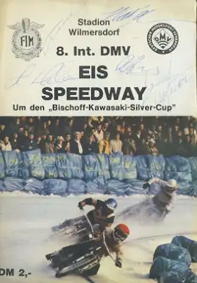 Programm 8. Berliner Eisspeedwayrennen 14./15.2.1981