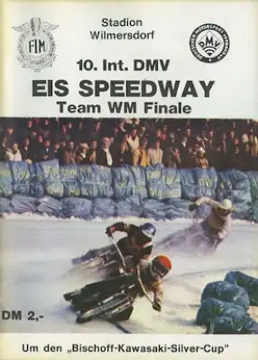 Programm 10. Berliner Eisspeedwayrennen 13./14.2.1983