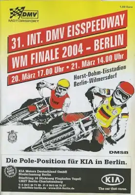 Programm 31. Berliner Eisspeedwayrennen 20./21.3.2004