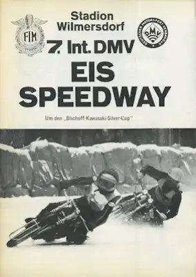 Programm 7. Berliner Eisspeedwayrennen 19./20.1.1980