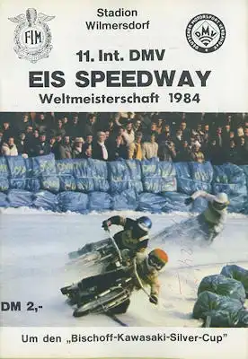 Programm 11. Berliner Eisspeedwayrennen 21./22.1.1984