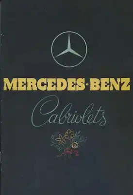 Mercedes-Benz Cabriolet Prospekt ca. 1935 Reprint