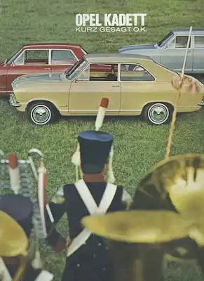 Opel Kadett B Prospekt 9.1967