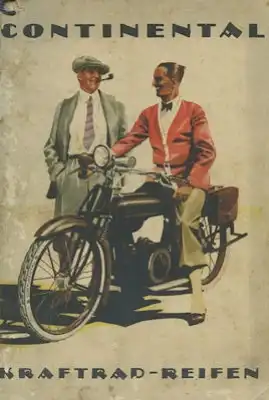 Continental Kraftrad Reifen Katalog ca. 1926