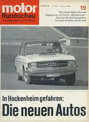 Motor Rundschau 1965 Heft 19