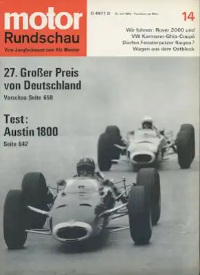 Motor Rundschau 1965 Heft 14