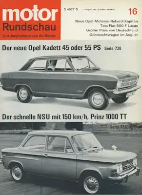 Motor Rundschau 1965 Heft 16
