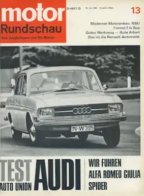 Motor Rundschau 1966 Heft 13