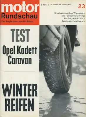 Motor Rundschau 1966 Heft 23