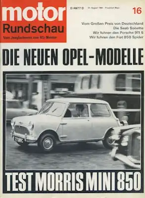 Motor Rundschau 1966 Heft 16