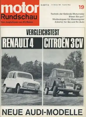 Motor Rundschau 1966 Heft 19