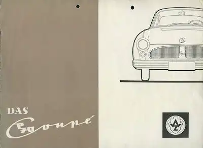 Trabant P 70 Coupé Prospekt 1958