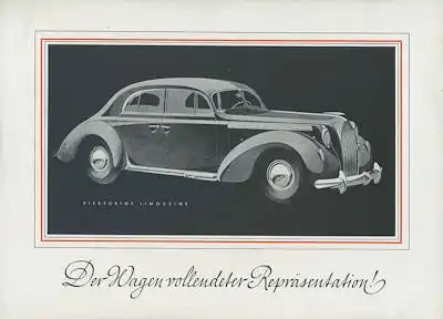 Opel Admiral Prospekt 1930er Jahre