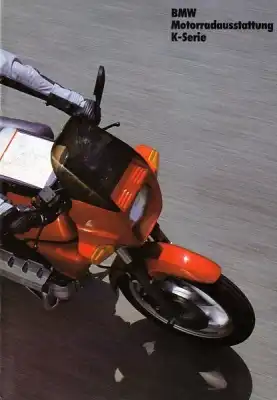BMW Motorradausstattung K-Serie Prospekt III.1985