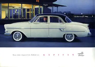 Opel Kapitän L Prospekt 1957